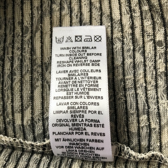 ASOS Oversized Floral Lace Print Smock Dress SZ S - Picture 12 of 12